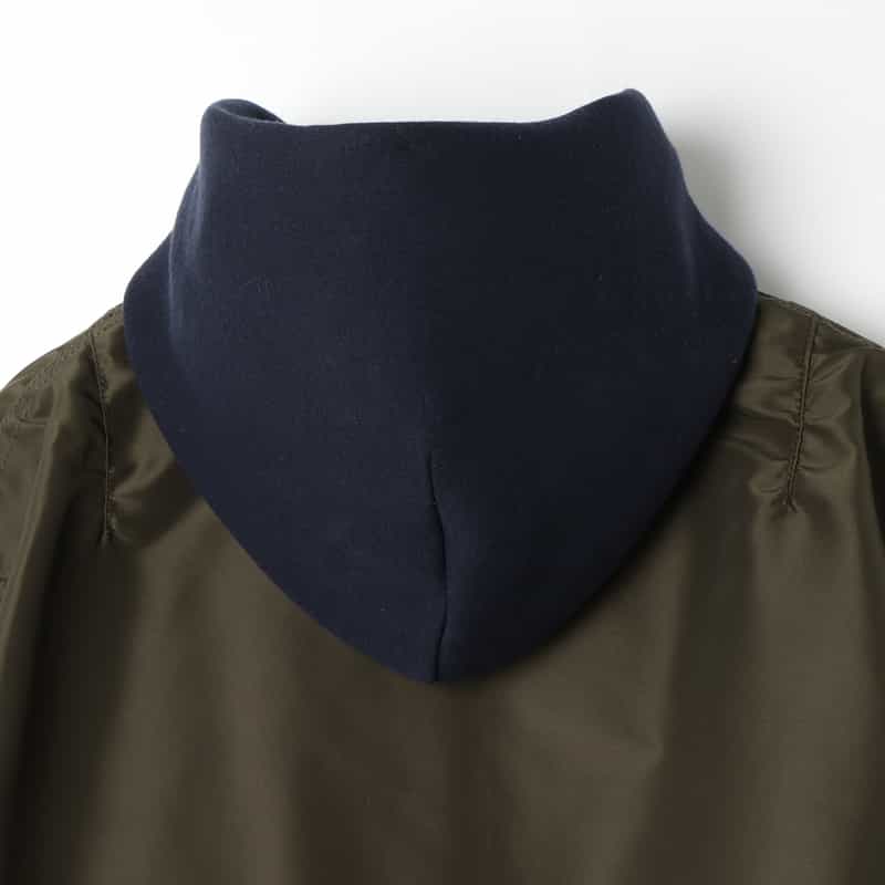 SACAI SACAI＜サカイ＞ コンビネーション スウェットパーカー（メンズ） NAVY