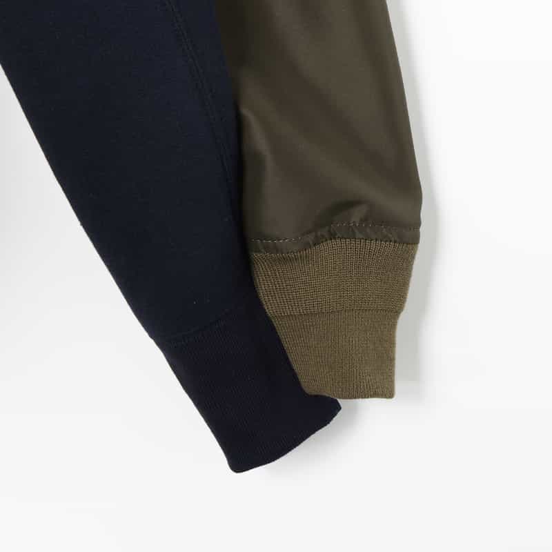 SACAI SACAI＜サカイ＞ コンビネーション スウェットパーカー（メンズ） NAVY