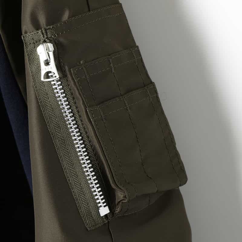 SACAI SACAI＜サカイ＞ コンビネーション スウェットパーカー（メンズ） NAVY