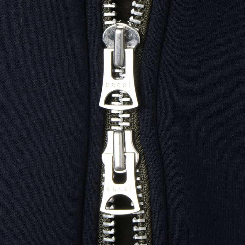 SACAI SACAI＜サカイ＞ コンビネーション スウェットパーカー（メンズ） NAVY
