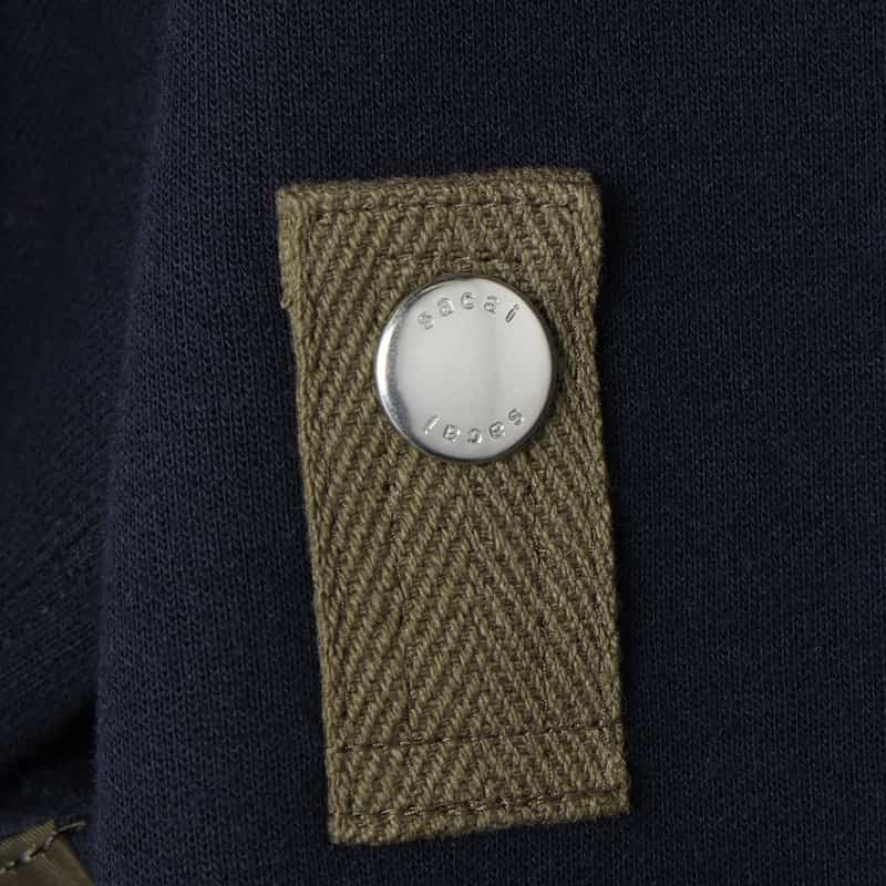 SACAI SACAI＜サカイ＞ コンビネーション スウェットパーカー（メンズ） NAVY