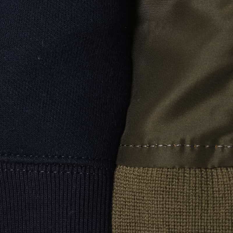 SACAI SACAI＜サカイ＞ コンビネーション スウェットパーカー（メンズ） NAVY