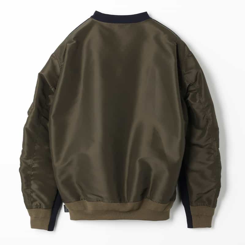 SACAI SACAI＜サカイ＞ コンビネーション スウェットプルオーバー NAVY