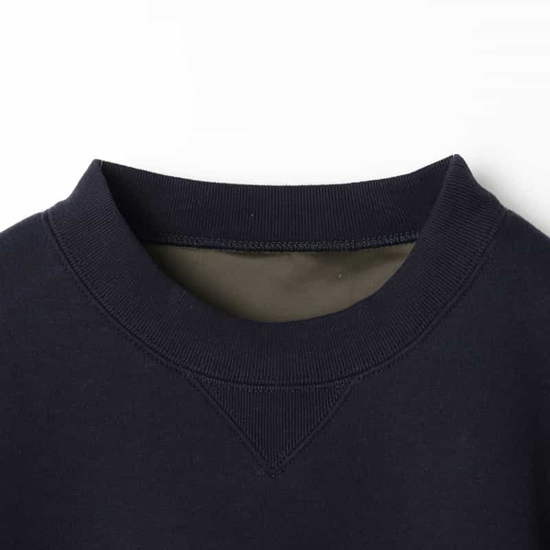 SACAI SACAI＜サカイ＞ コンビネーション スウェットプルオーバー NAVY