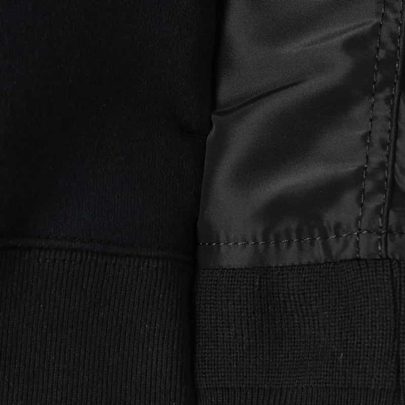 SACAI SACAI＜サカイ＞ コンビネーション スウェットプルオーバー BLACK