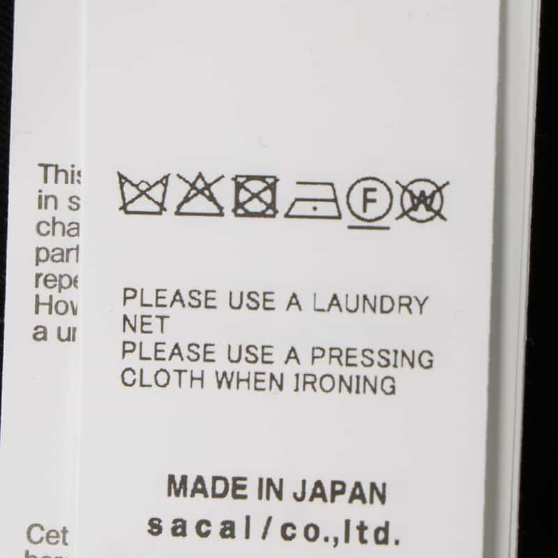 SACAI SACAI＜サカイ＞ コンビネーションカットソー BLACK