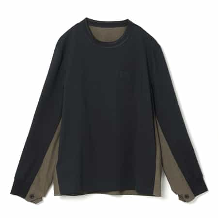 SACAI＜サカイ＞ コンビネーションロングスリーブカットソー