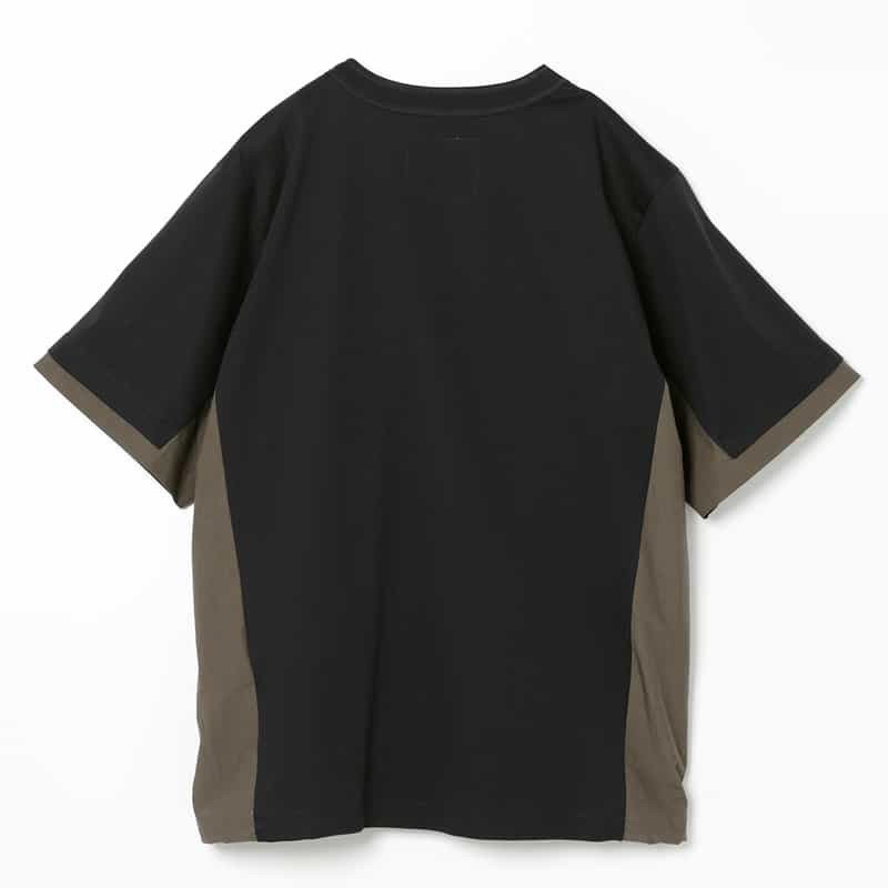 SACAI SACAI＜サカイ＞ コンビネーションTシャツ NAVY