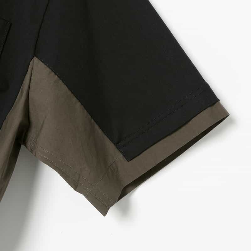 SACAI SACAI＜サカイ＞ コンビネーションTシャツ NAVY