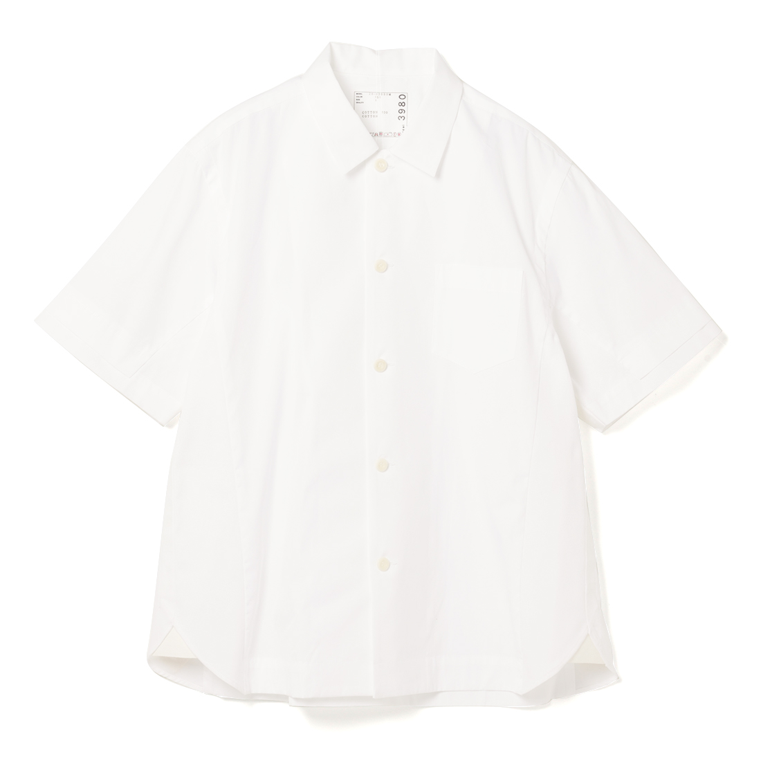 SACAI＜サカイ＞ ショートスリーブポプリンシャツ