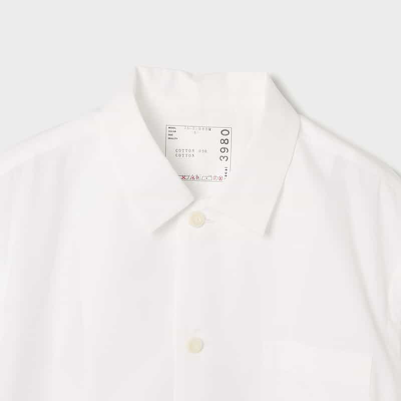 SACAI SACAI＜サカイ＞ ショートスリーブポプリンシャツ OFF WHITE