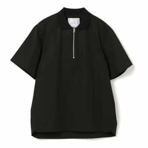 SACAI＜サカイ＞ ハーフジップポロシャツ