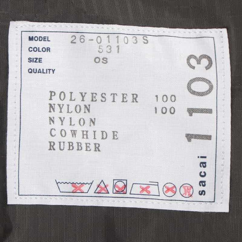SACAI SACAI＜サカイ＞ ナイロントートバッグ（S） KHAKI
