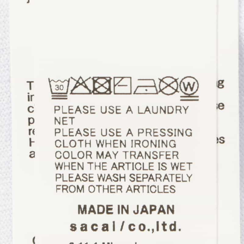 SACAI SACAI＜サカイ＞ ロゴ入りTシャツ（ウィメンズ） WHITE