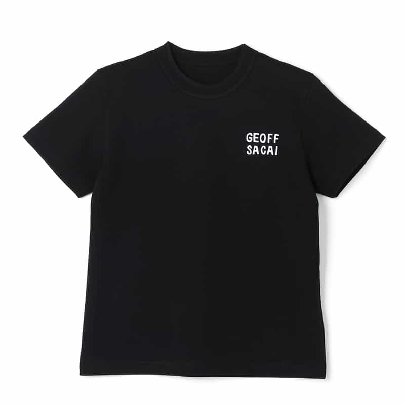 SACAI SACAI＜サカイ＞ ロゴ入りTシャツ（ウィメンズ） BLACK