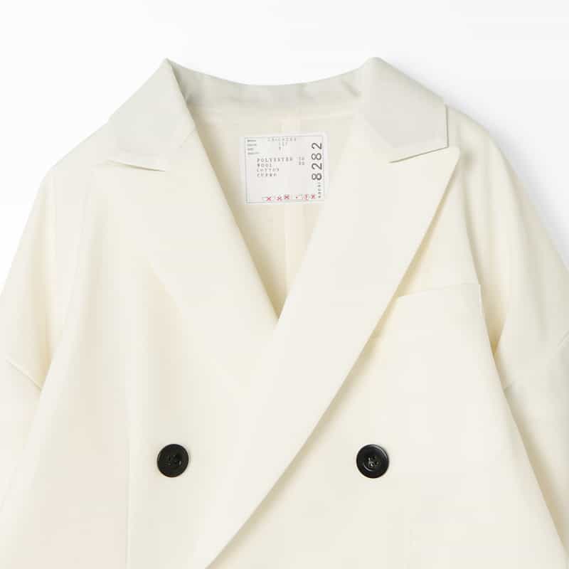 SACAI SACAI＜サカイ＞ コンビネーションジャケット WHITE