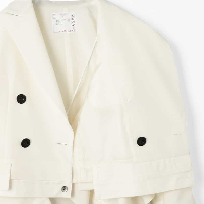 SACAI SACAI＜サカイ＞ コンビネーションジャケット WHITE