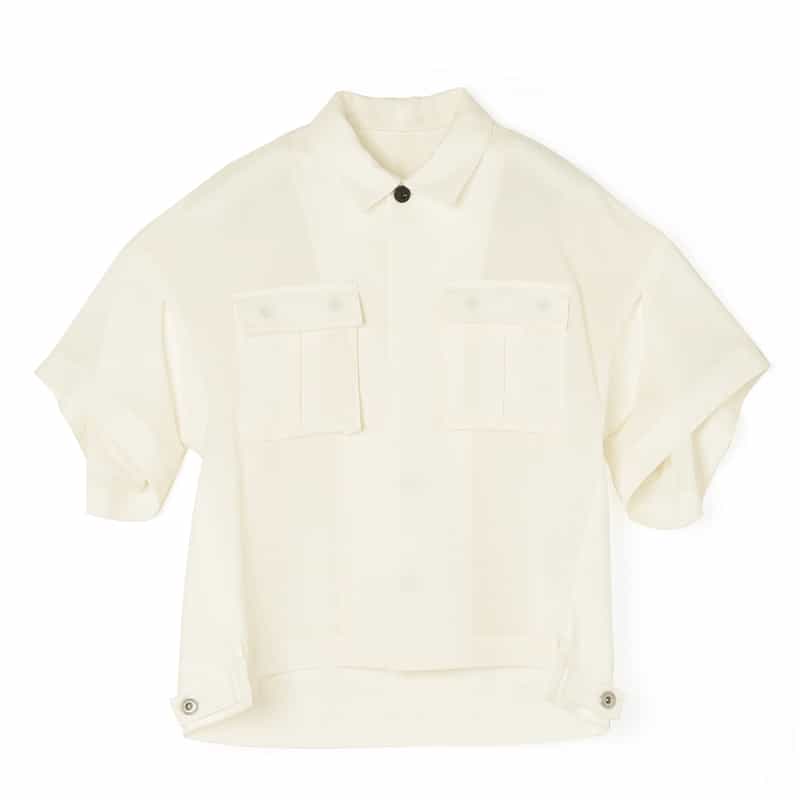 SACAI＜サカイ＞ コンビネーション カジュアルシャツ