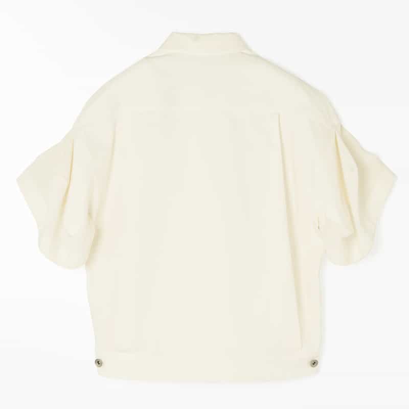 SACAI SACAI＜サカイ＞ コンビネーション カジュアルシャツ WHITE