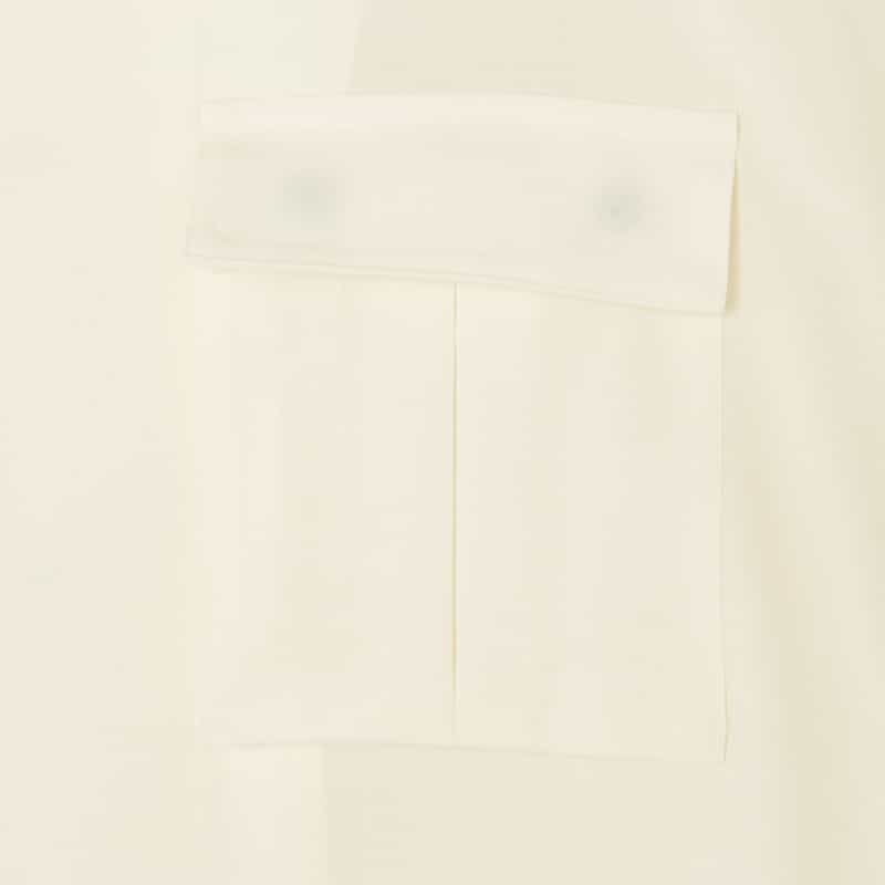 SACAI SACAI＜サカイ＞ コンビネーション カジュアルシャツ WHITE