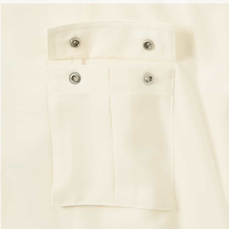 SACAI SACAI＜サカイ＞ コンビネーション カジュアルシャツ WHITE