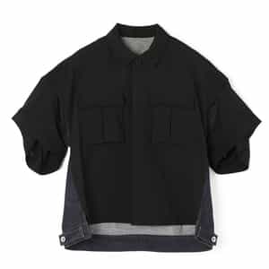 SACAI＜サカイ＞ コンビネーション カジュアルシャツ