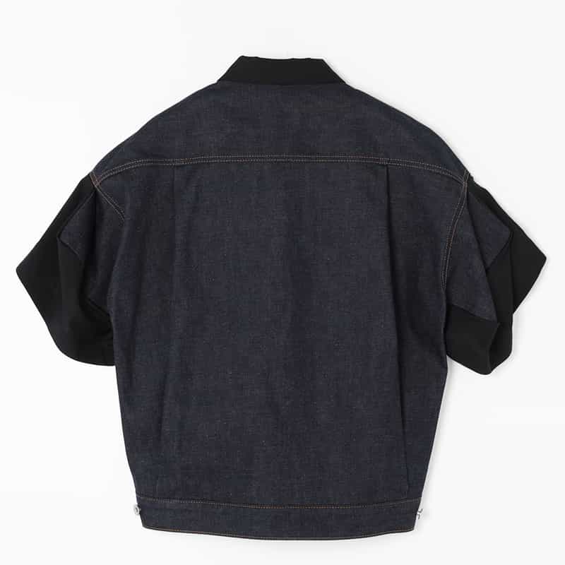 SACAI SACAI＜サカイ＞ コンビネーション カジュアルシャツ BLACK