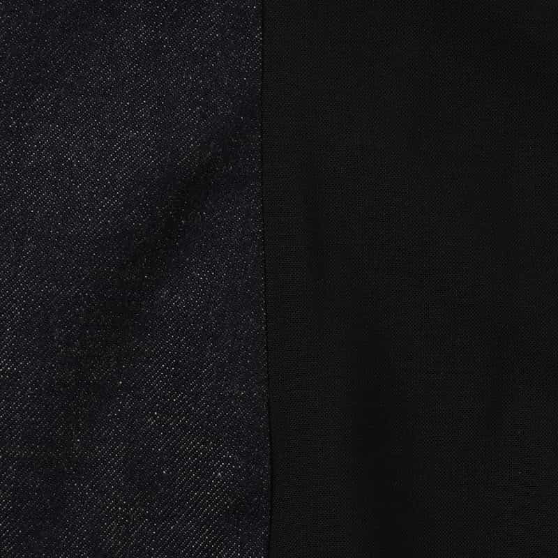 SACAI SACAI＜サカイ＞ コンビネーション カジュアルシャツ BLACK