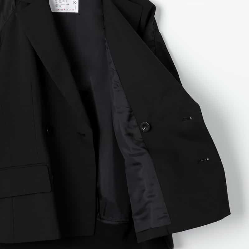 SACAI SACAI＜サカイ＞ コンビネーション ツイルジャケット BLACK