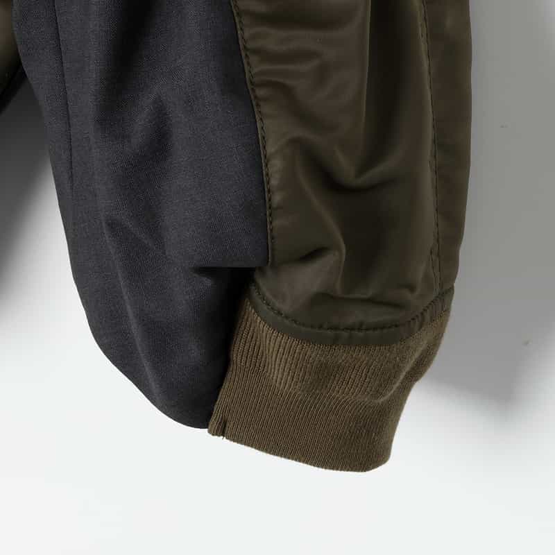 SACAI SACAI＜サカイ＞ コンビネーション ツイルジャケット GRAY