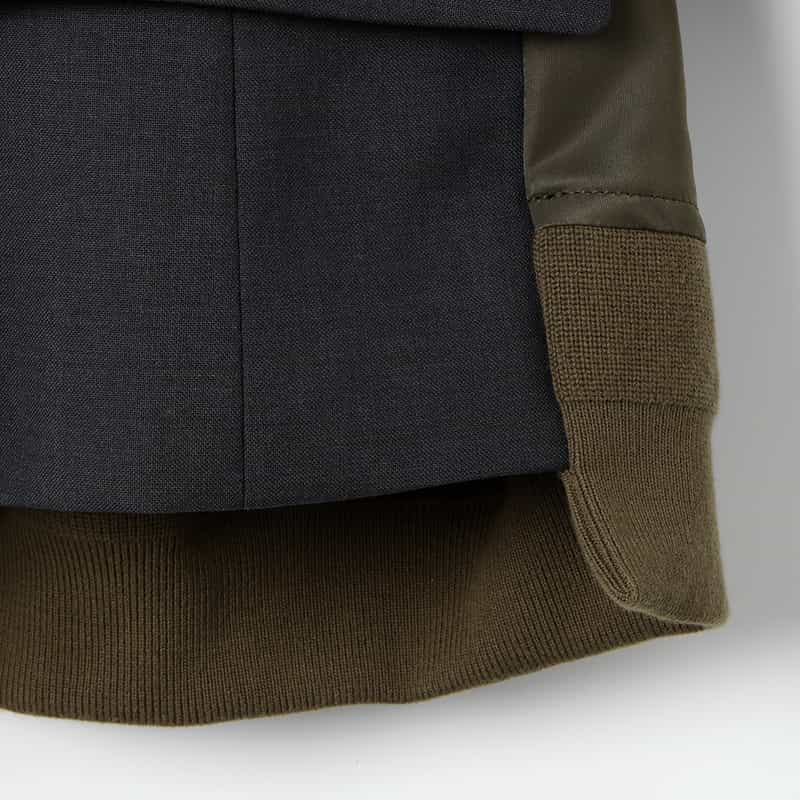 SACAI SACAI＜サカイ＞ コンビネーション ツイルジャケット GRAY