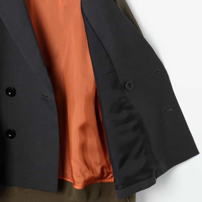 SACAI SACAI＜サカイ＞ コンビネーション ツイルジャケット GRAY