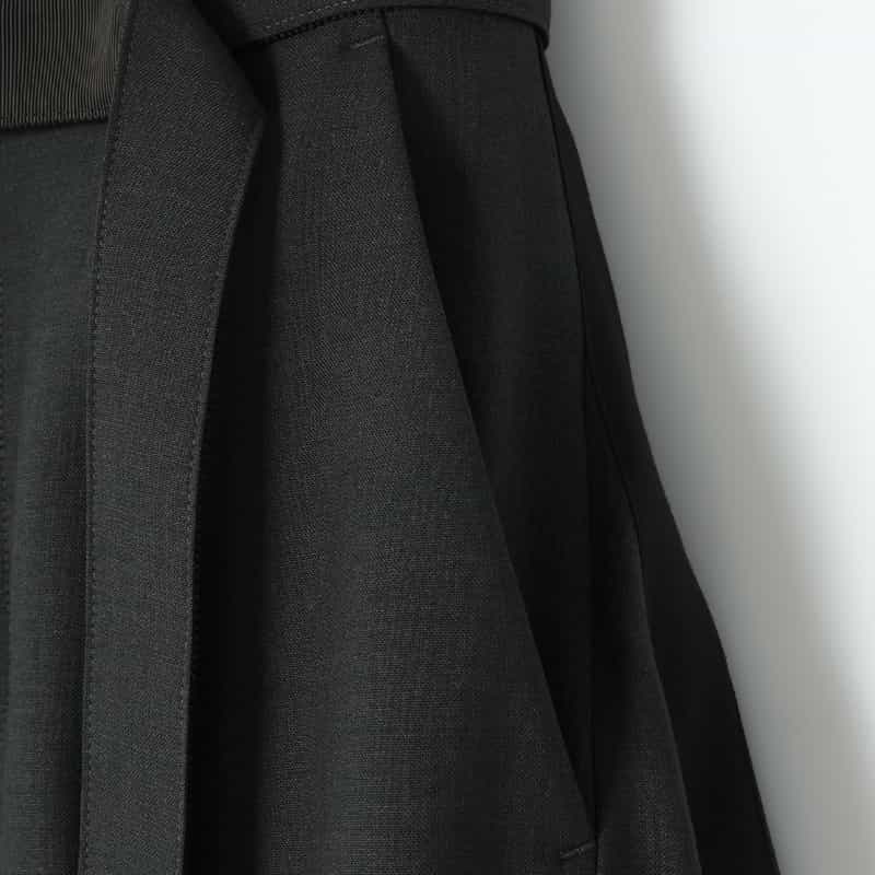 SACAI SACAI＜サカイ＞ スーチングミドル丈ワイドパンツ GRAY