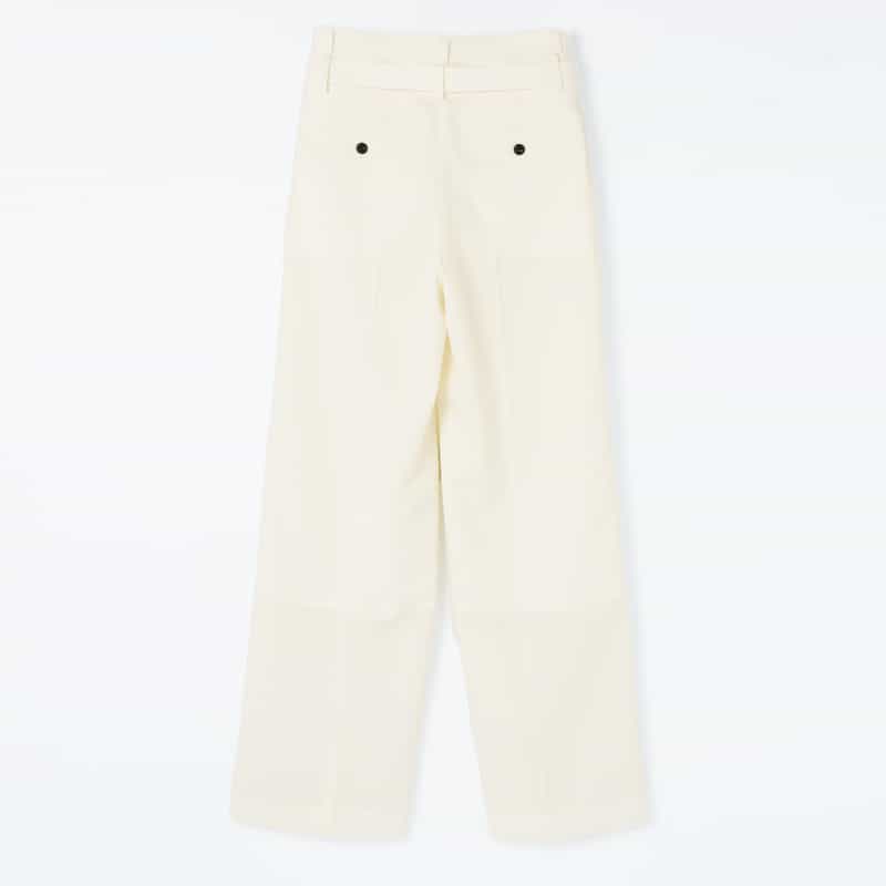 SACAI SACAI＜サカイ＞ コンビネーション ワイドパンツ WHITE