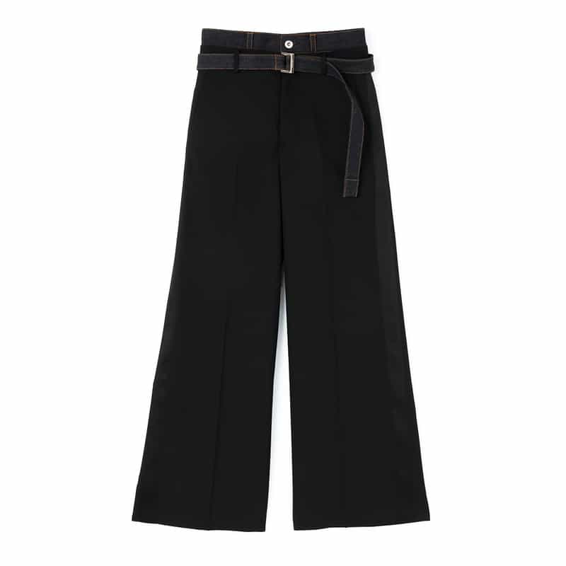 SACAI＜サカイ＞ コンビネーション ワイドパンツ