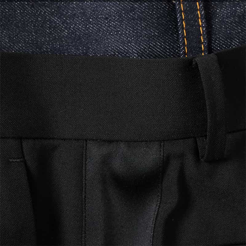 SACAI SACAI＜サカイ＞ コンビネーション ワイドパンツ BLACK