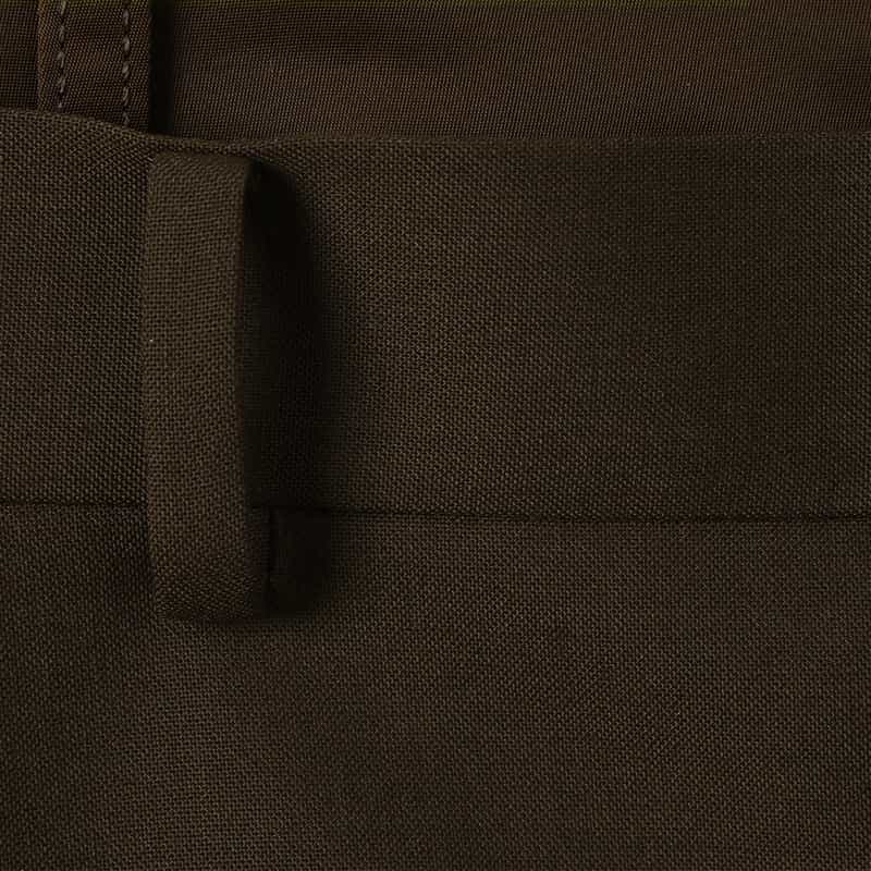 SACAI SACAI＜サカイ＞ コンビネーション ベルト付きショートパンツ BROWN