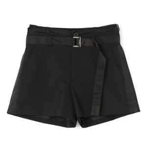 SACAI＜サカイ＞ コンビネーション ベルト付きショートパンツ