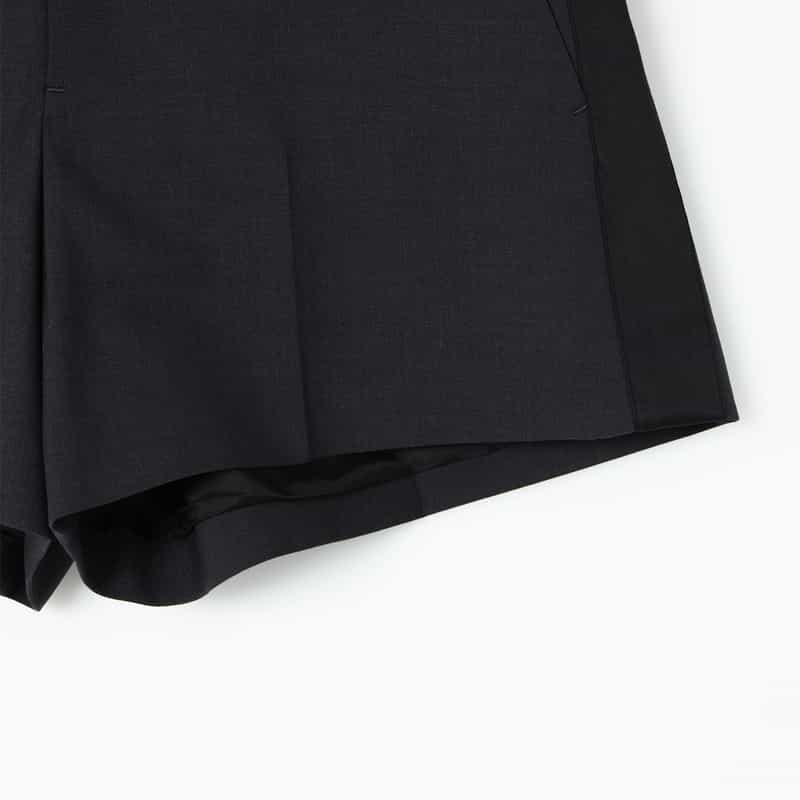 SACAI SACAI＜サカイ＞ コンビネーション ベルト付きショートパンツ GRAY