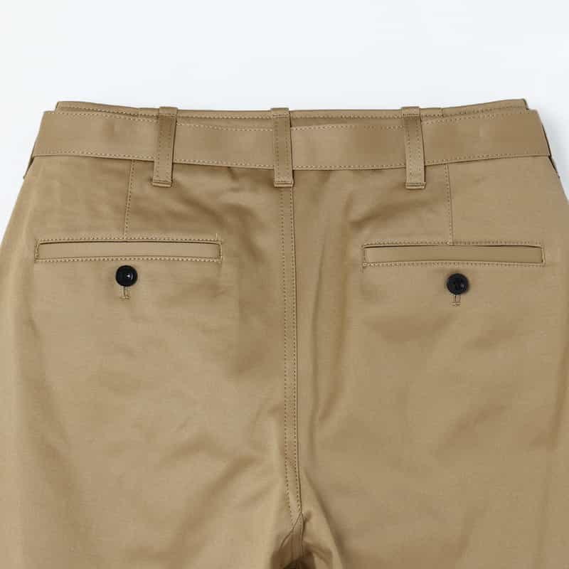 SACAI SACAI＜サカイ＞ ミドル丈チノパンツ BEIGE