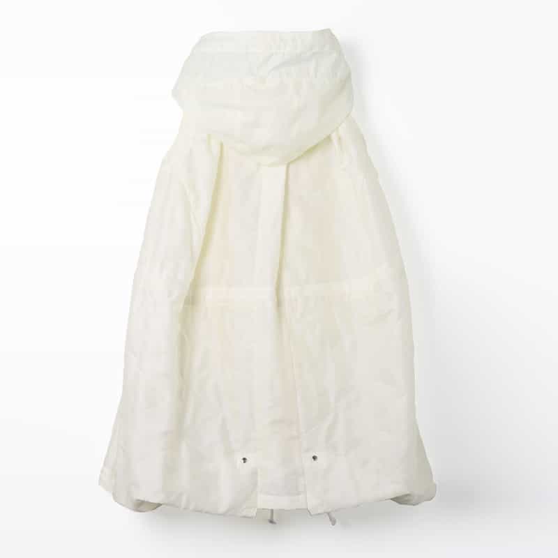 SACAI SACAI＜サカイ＞ サテン生地フーディベスト WHITE