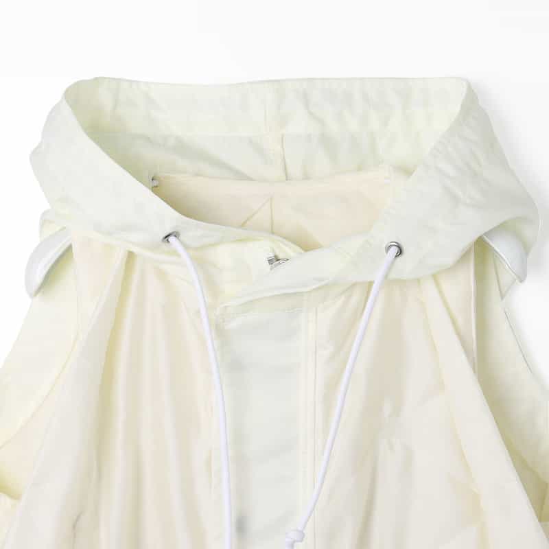 SACAI SACAI＜サカイ＞ サテン生地フーディベスト WHITE