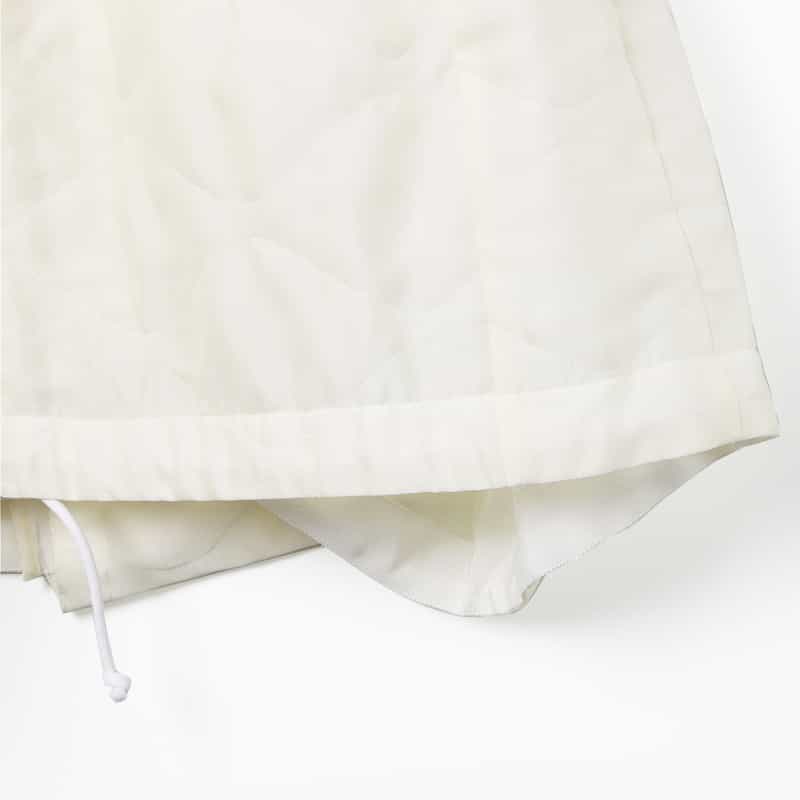 SACAI SACAI＜サカイ＞ サテン生地フーディベスト WHITE