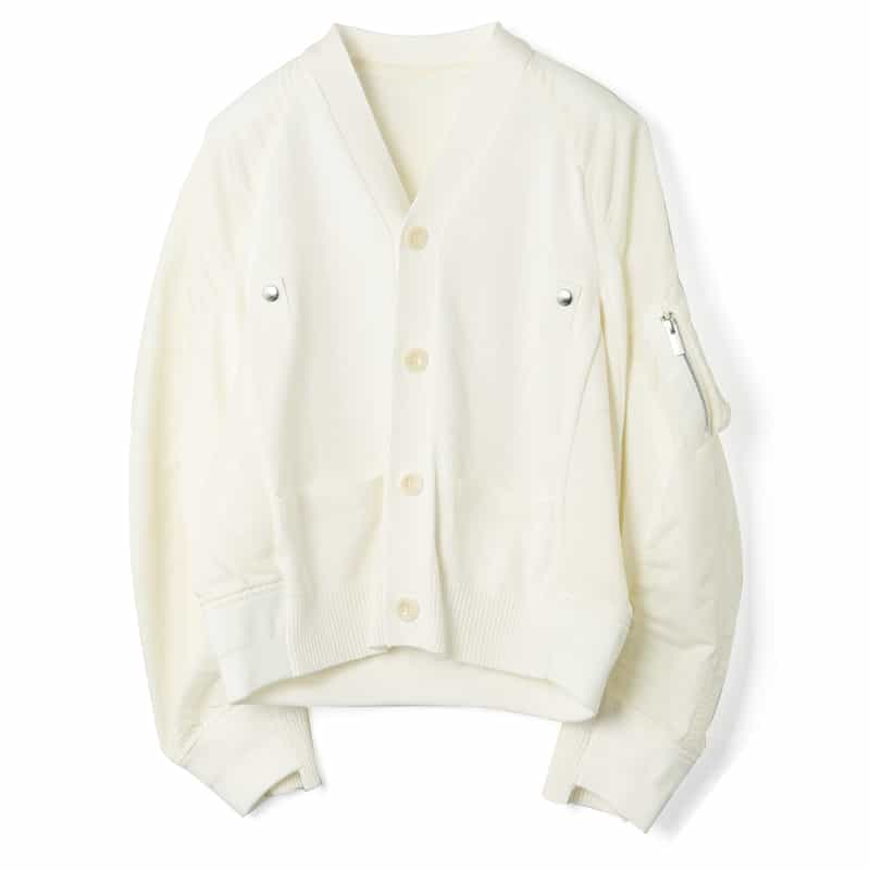SACAI＜サカイ＞ コンビネーション ニットカーディガン
