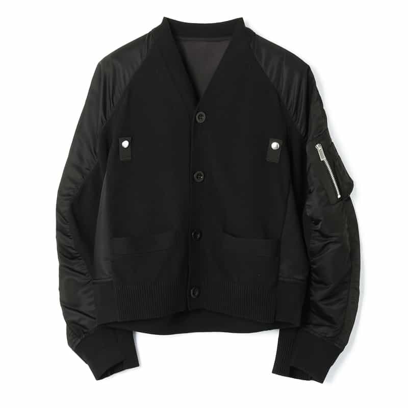 SACAI＜サカイ＞ コンビネーション ニットカーディガン