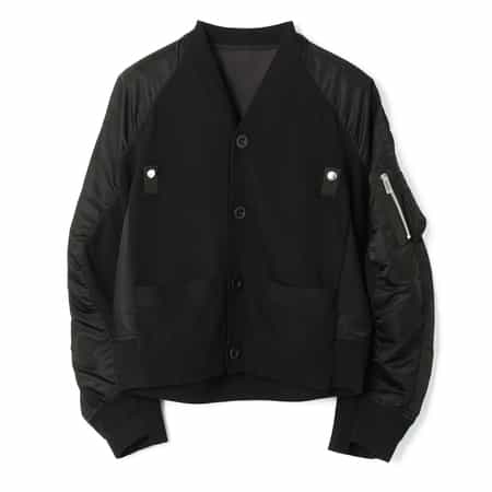 SACAI＜サカイ＞ コンビネーション ニットカーディガン