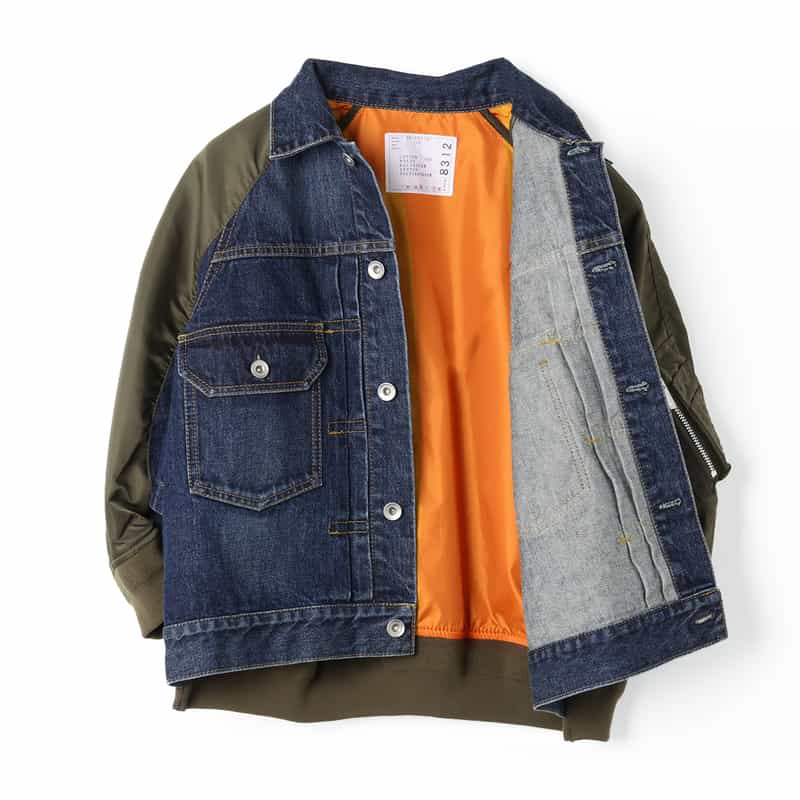 SACAI SACAI＜サカイ＞ コンビネーション ツイルジャケット NAVY