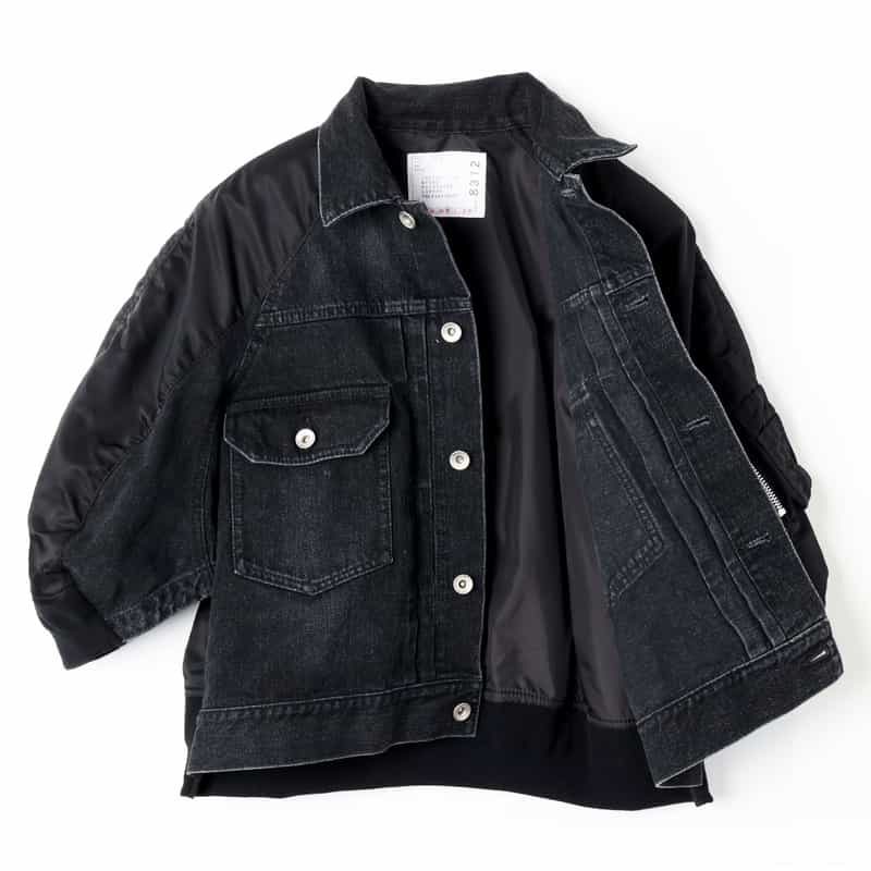 SACAI SACAI＜サカイ＞ コンビネーション ツイルジャケット BLACK