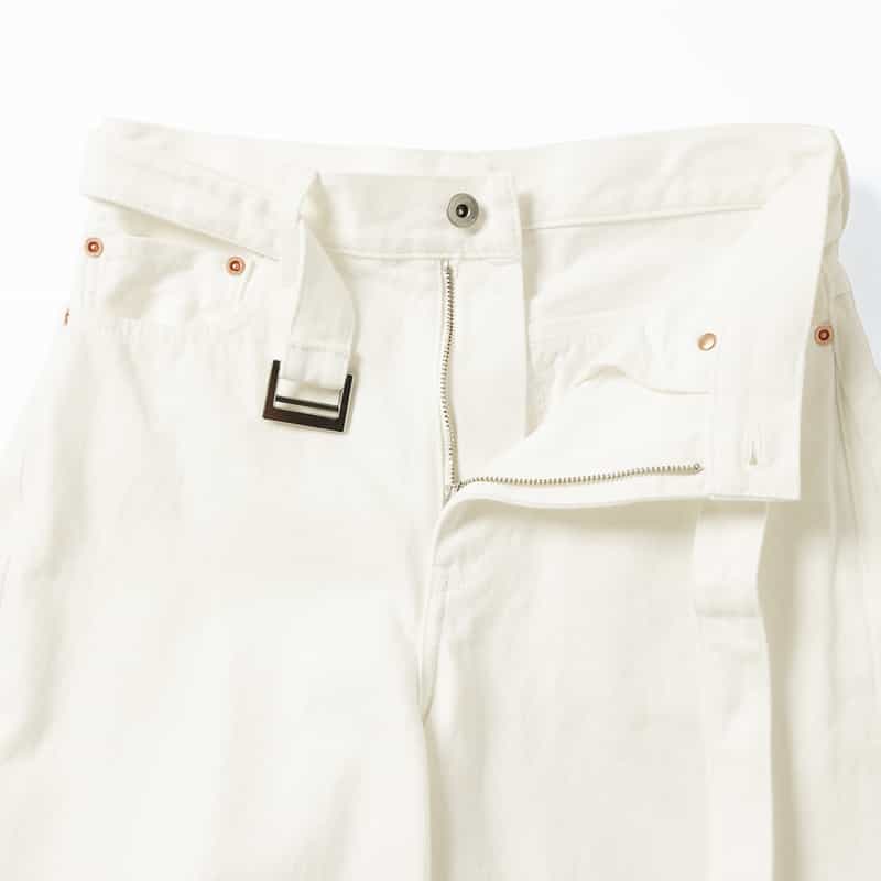 SACAI SACAI＜サカイ＞ デニムパンツ WHITE