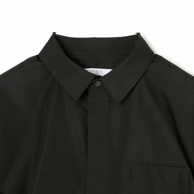SACAI SACAI＜サカイ＞ ショートスリーブカジュアルシャツ BLACK